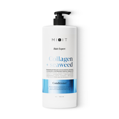 Кондиционер Mixit Collagen&Seaweed увлажнение и питание сухих и непослушных волос, 1 л