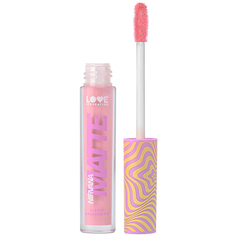 Тени для век Love Generation Nirvana жидкие, матовые, стойкие, №04 розовый, 3 мл