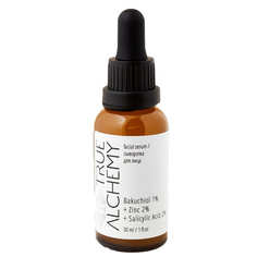 Сыворотка для лица True Alchemy Bakuchiol 1%, Zinc 2%, Salicylic Acid 2%, 30 мл