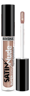 Тени для век Luxvisage Satin Nude super stay жидкие, №206 Nude Brown, 3,5 г