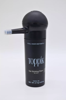 Камуфлирующая пудра для волос Toppik + Аппликатор-распылитель, черный, 27,5 г No Brend