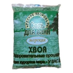 Соль для ванны Ресурс Здоровья Морская хвоя расслабление 1 кг