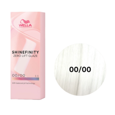 Гель-крем краска для волос Wella Professional Shinefinity 00/00 Прозрачный 60 мл