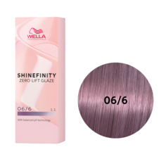 Гель-крем краска для волос Wella Professional Shinefinity 06/6 Вишневое вино 60 мл
