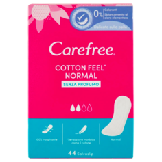 Прокладки Carefree SET Cotton Feel Norma ежедневные 2 капли, 3 упаковки по 44 шт