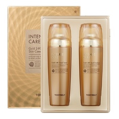 TONY MOLY Intense Care Gold 24K Snail Skin Care Set Набор средств для лица