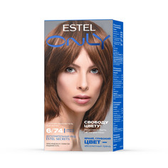 Стойкая краска-гель для волос ESTEL ONLY 6/74 Тёмно-русый коричнево-медный