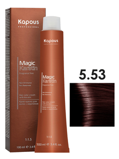 Крем-краска Kapous MAGIC KERATIN 5.53