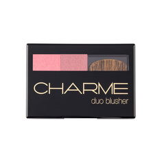 Румяна Charme двухцветные "Duo Blusher" 04 Клубничное мороженое