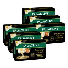 Набор Мыло кусковое Palmolive Роскошь масел Миндаль и камелия 90 г х 6 шт