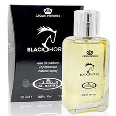 Парфюмерная вода для мужчин Al Rehab Black Horse Черная лошадь, спрей 50 мл
