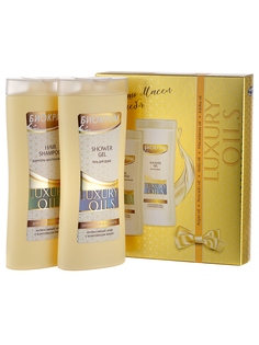 Подарочный набор для женщин Биокрим Роскошь масел LUXURY OILS Шампунь + Гель для душа