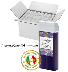 Воск в картридже Вино Italwax Flex Wine 100 мл комплект из 24 штук