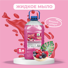 Жидкое мыло Clean&Green Soapy эконом Ягодный десерт 5 л