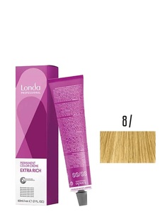 Стойкая крем-краска для волос Londa 8 светлый блонд натуральный 60 мл