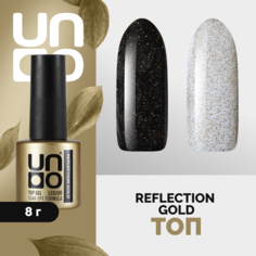 Топ для гель-лака UNO Reflection Top Золото