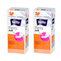 Ежедневные прокладки Bella Panty Soft 20 шт в уп толщина 3 мм 2шт