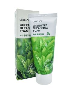 Пенка Lebelage для лица очищающая с экстрактом зеленого чая 100 мл