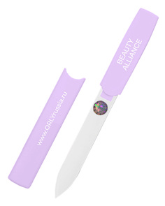 Пилка ORLY Crystal Line mini Lilaс стеклянная двусторонняя