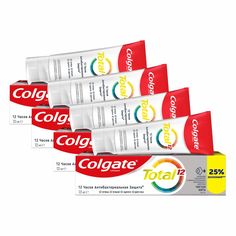 Комплект Зубная паста Colgate TOTAL Чистая мята 125 мл х 4 шт