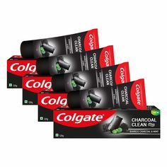 Комплект Зубная паста Colgate Бамбуковый уголь 120 г х 4 шт