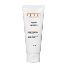 Солнцезащитный крем Cell by Cell Powdery Sun Block SPF50+ PA+++ с матирующим эффектом