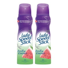Комплект Дезодорант-спрей Lady Speed Stick Fresh Essence Арбуз 150 Мл Х 2 Шт