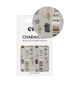 Наклейки для дизайна ногтей EMi Charmicon 3D Silicone Stickers №243 Кленовые листья