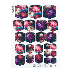 Плёнка для дизайна ногтей VIKTORIA №001