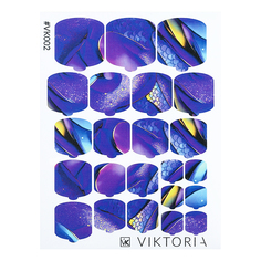Плёнка для дизайна ногтей VIKTORIA №002
