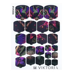Плёнка для дизайна ногтей VIKTORIA №006