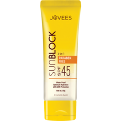 Крем JOVEES солнцезащитный для лица Sun Block 3-in-1 SPF 45 100 г