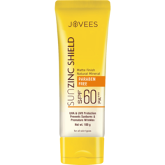 Крем JOVEES солнцезащитный для лица Sun Zinc Shield SPF 60 PA+++ 100 г