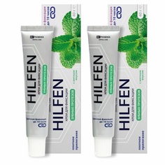 Комплект Крем для фиксации зубных протезов Hilfen со вкусом мяты 40 г х 2 шт