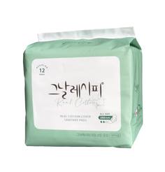 Гигиенические прокладки D RECIPE Real Cotton Pads Regular из натурального хлопка, 12 шт D.Recipe