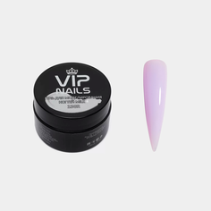 Твердый гель для наращивания и моделирования ногтей Vipnails молочный milk4 15г