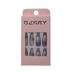 Накладные ногти с клейкой основой и пилочкой Shineberry RM3516094 24 шт