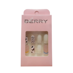 Накладные ногти с клейкой основой и пилочкой Shineberry RM3516246 24 шт