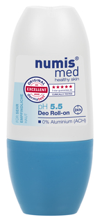 Дезодорант-антиперспирант Numis med pH 5,5 с пантенолом 0% Aluminium, 50 мл