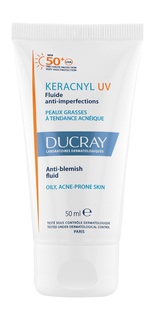 Солнезащитный флюид против несовершенств Ducray Keracnyl UV Anti-Blemish Fluid SPF 50+