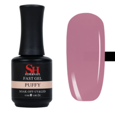 Гель для экспресс-наращивания и моделирования ногтей Fast Gel сиреневый плотный 15 мл Byfashion