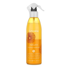Спрей-кондиционер для питания волос Echos Line Argan двухфазный с аргановым маслом 300 мл