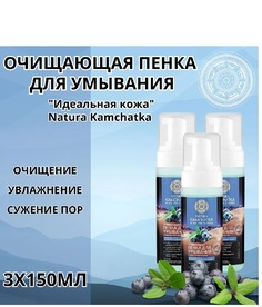 Очищающая пенка для умывания Идеальная кожа Natura Siberica 150 мл 3 шт