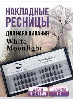 Накладные ресницы Professional eyelashes White moonlight