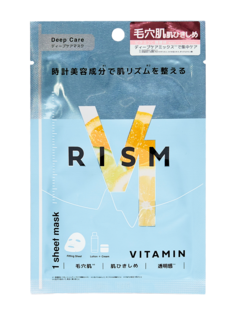 Тканевая маска RISM для интенсивного ухода за кожей с витаминами Обновление и упругость