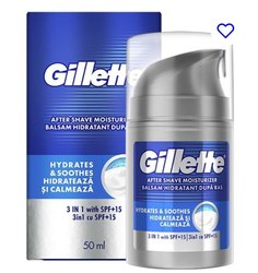 Бальзам после бритья Gllette 3 in 1 увлажняющий, 50 мл Gillette