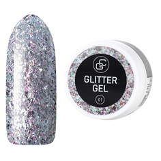 Гель-лак для ногтей Giorgio Capachini Glitter Gel №01