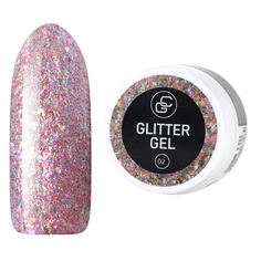 Гель-лак для ногтей Giorgio Capachini Glitter Gel №02