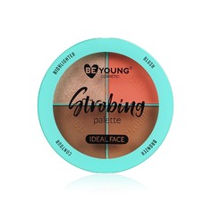 Палетка для скульптурирования лица BeYoung Strobing Palette 02 15г