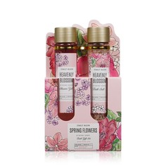 Женский подарочный набор для тела Heavenly Blossom гель для душа 60мл Соль для ванны 70г No Brand